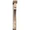 Ekena Millwork Merced Slat Smooth Bracket w/ Offset Brace, Douglas Fir, 5 1/2"W x 44"D x 44"H BKT0604X44X44MRC06SDF - alternate 3